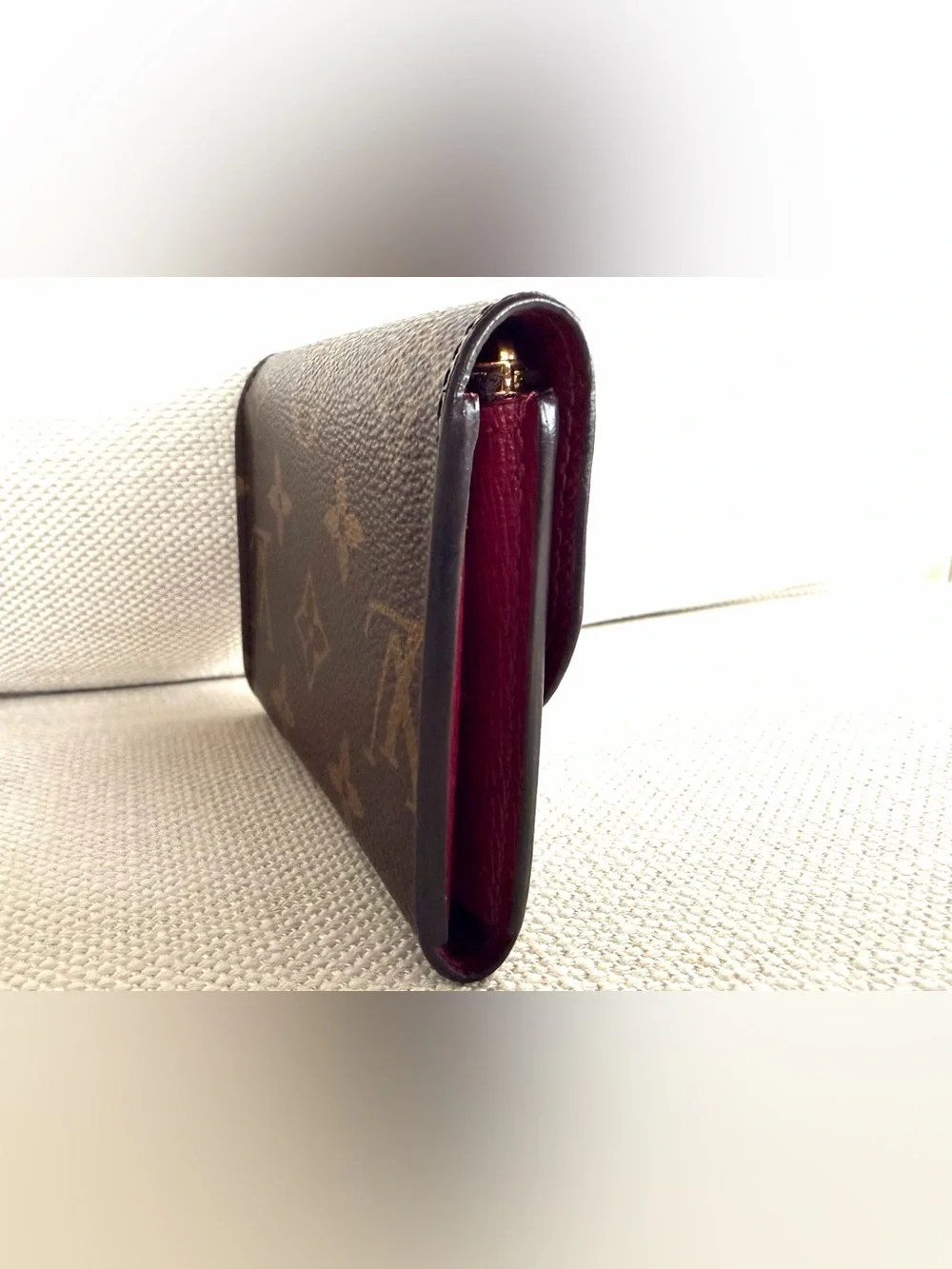 LOUIS VUITTON Rosalie Coin Purse Monogram Fuchsia M41939 Full Set